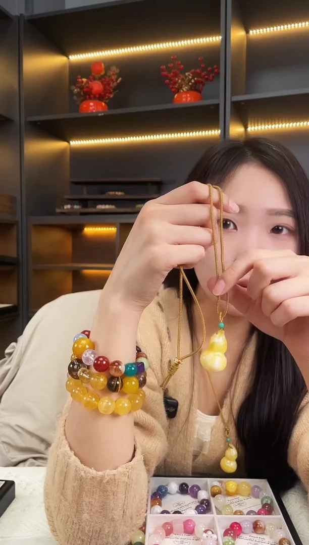 未镶嵌手链水晶葫芦项链