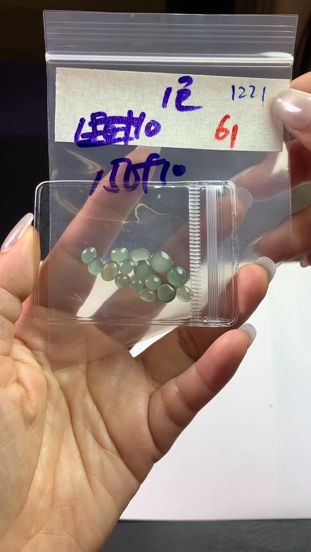 未镶嵌定制翡翠毛货需精细抛光拍一发一