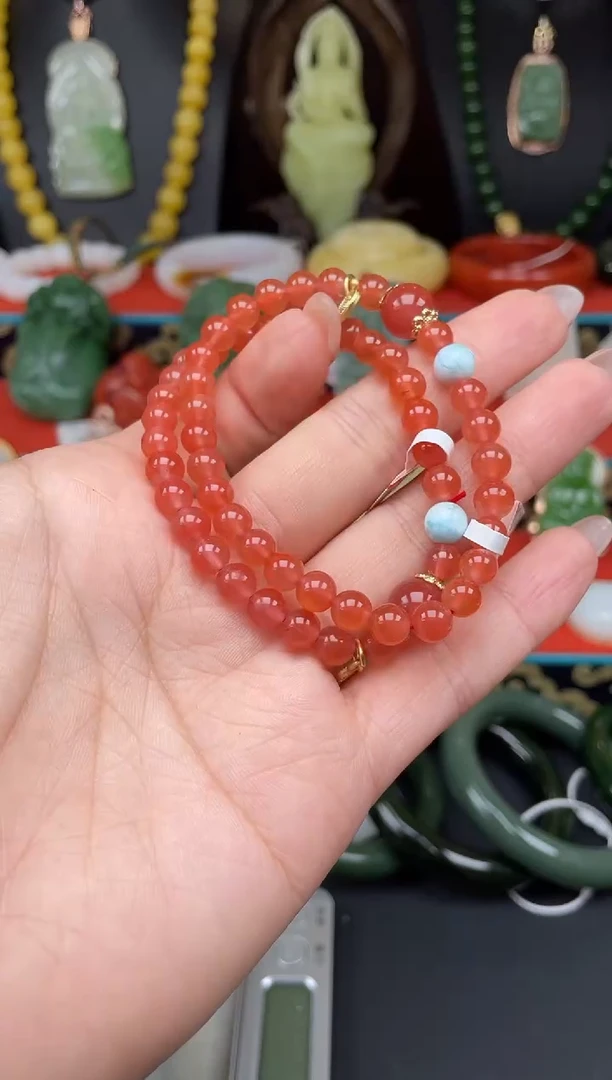 手串未镶嵌南红玛瑙手串多样性发其一n047