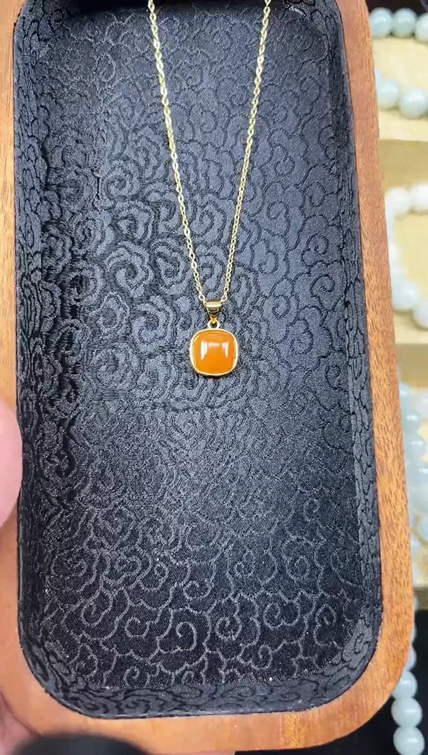 合金无合金树脂黄色项链