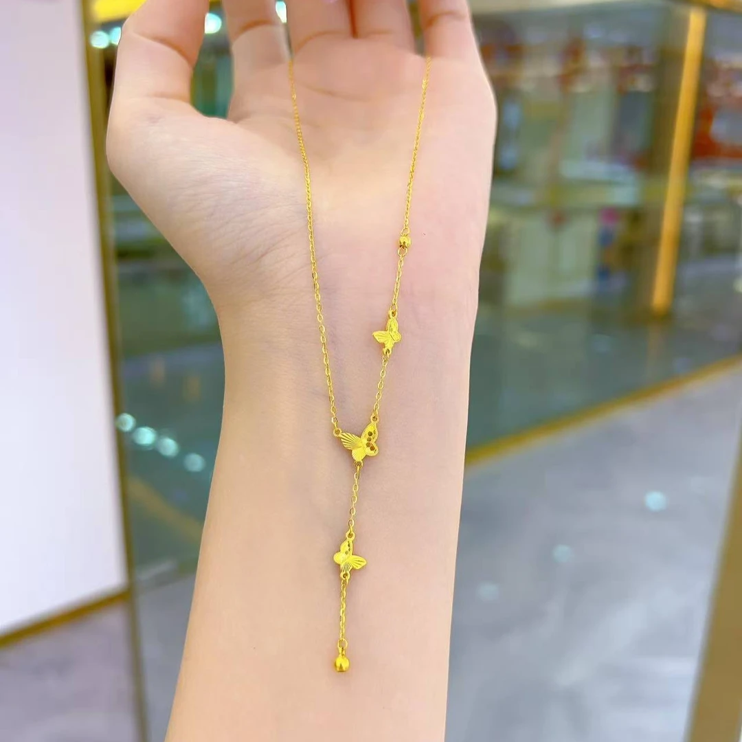 【小纯】足金999 AB鱼鳞蝴蝶套链双11大促（多退少补）