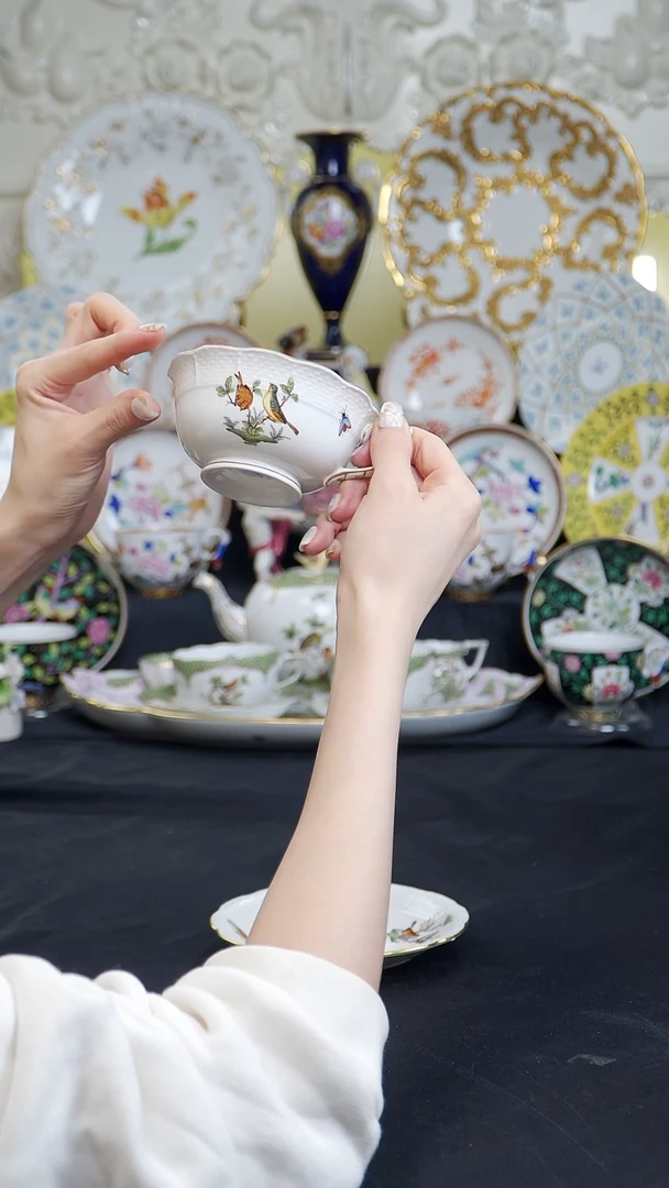 骨瓷婷婷中古器物如图所示36