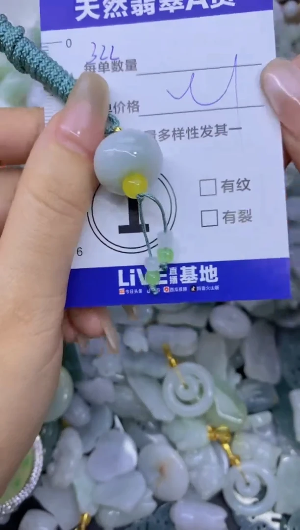 颈饰未镶嵌翡翠天然翡翠A货批量多样性发一件