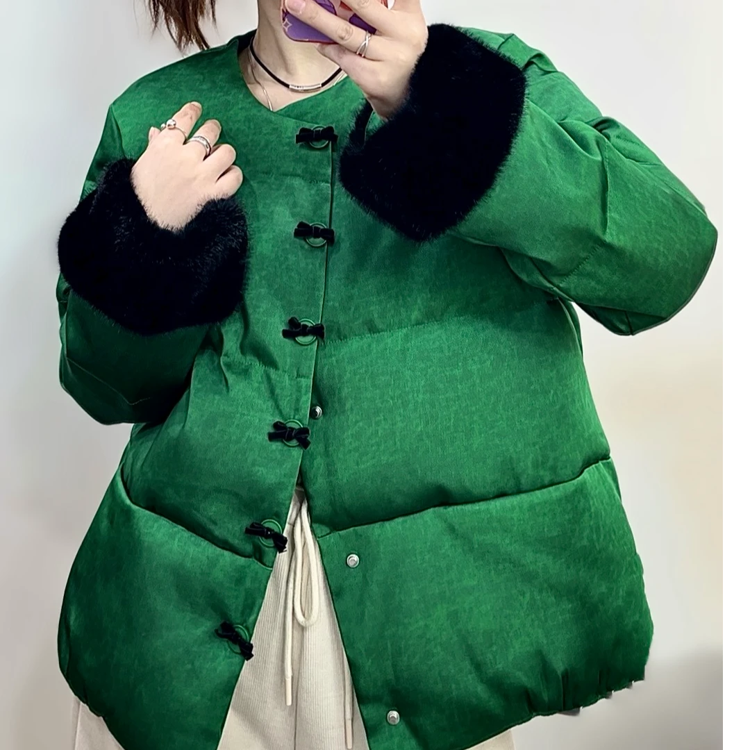 【大润】新中国风蝴蝶结羽绒服