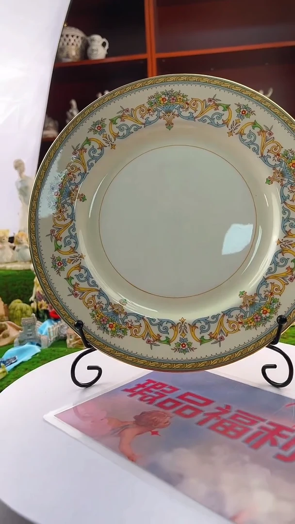 【闪购商品】紫砂茶宠中古复古欧瓷赏盘