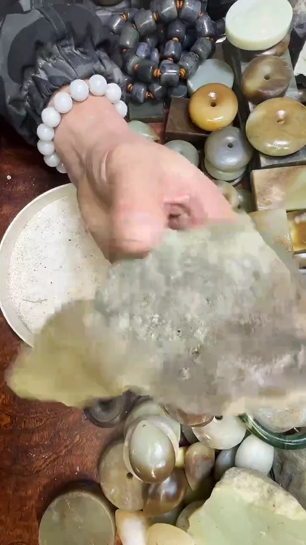 未镶嵌和田玉珠宝半成品1