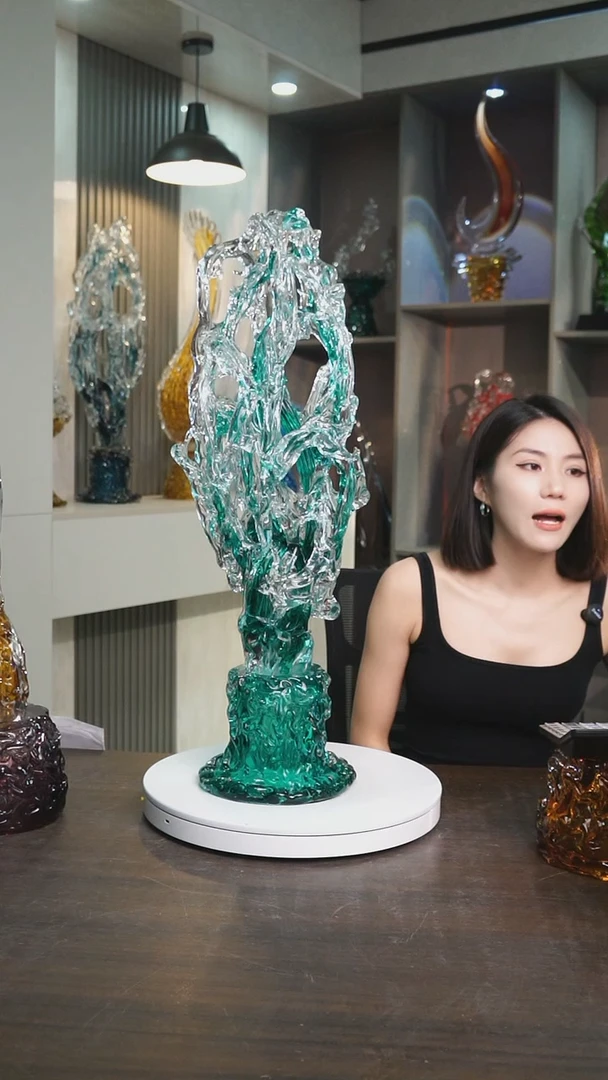 琉璃p***l湖水绿太湖石