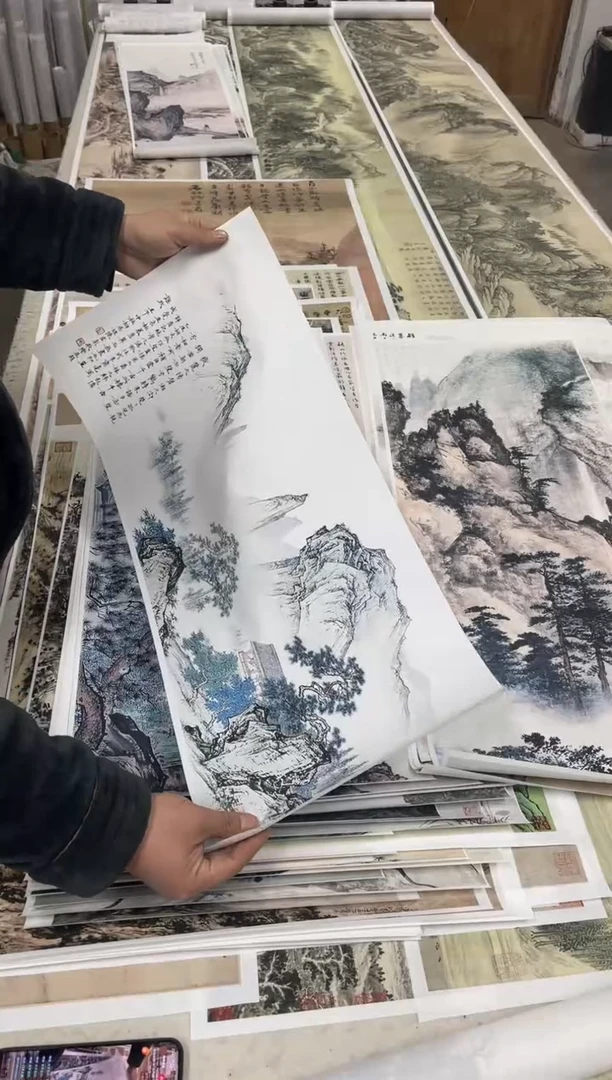 51 陈少梅山水 微喷复刻