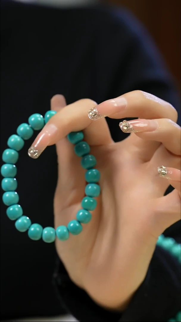 未镶嵌绿松石手串多样性发一