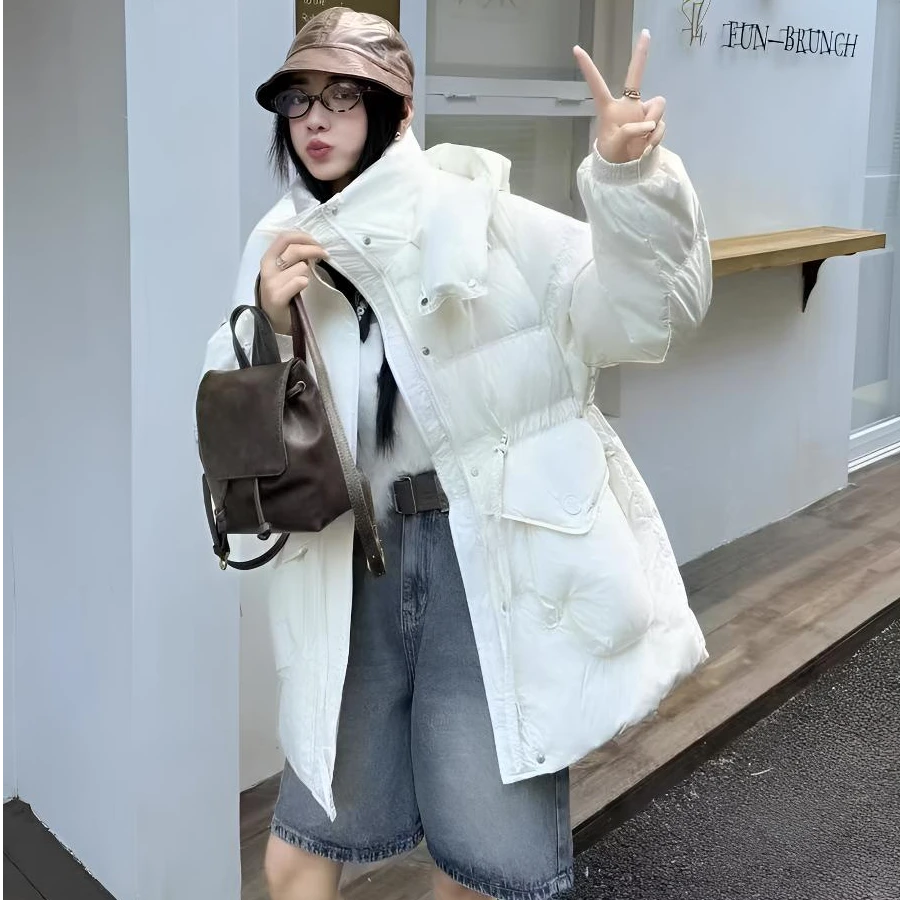 TY[现货] 清货!! 爆款! 【国标鸭绒】手套短款时尚百搭女冬季羽绒服