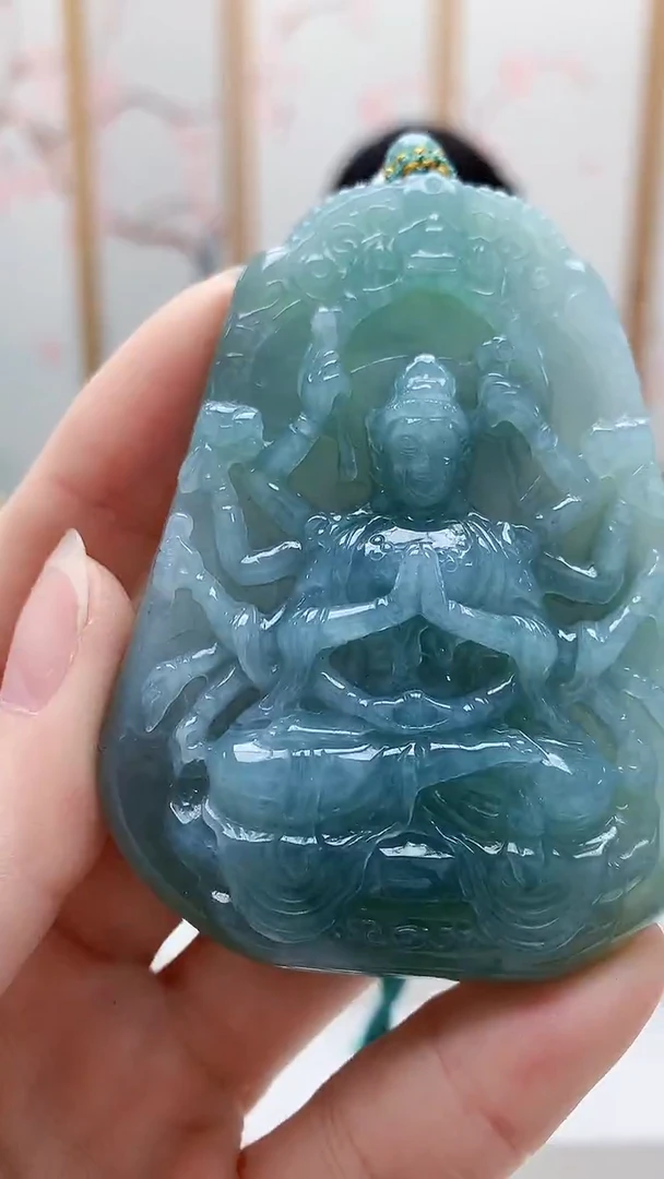 未镶嵌定制翡翠5129ry-毛货挂件411