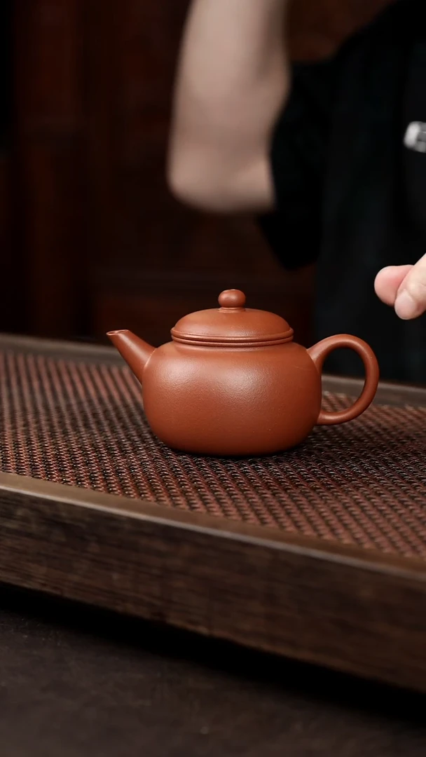 茶壶紫砂朱泥匏尊水平