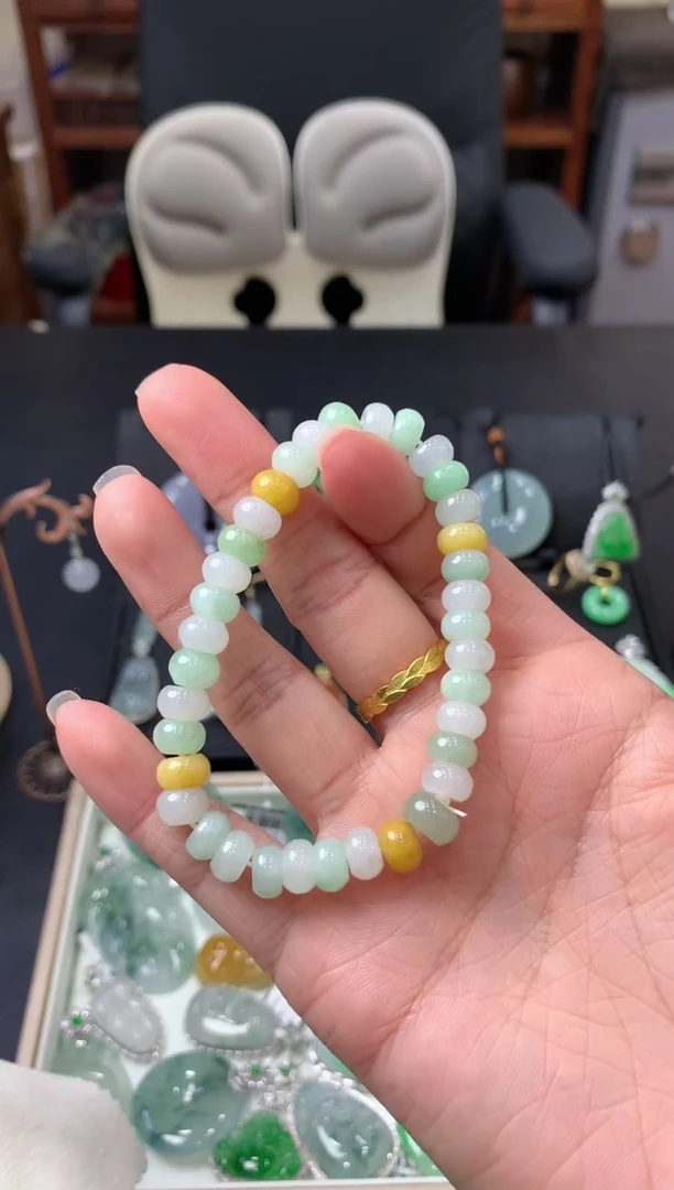【闪购商品】翡翠手链未镶嵌手串