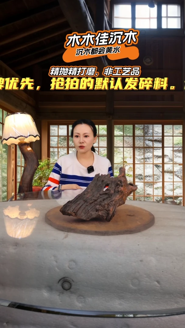 濑**叶木木佳沉木鱼缸造景-306