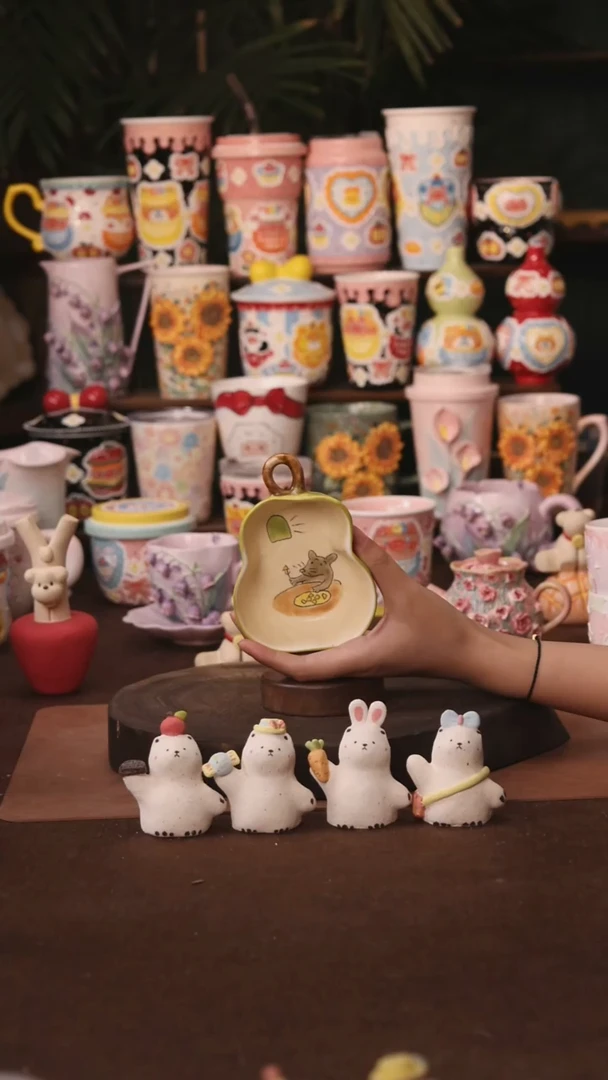 摆件景德镇原创手作陶瓷