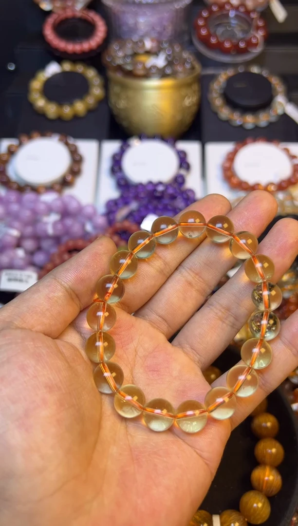 未镶嵌手串水晶1****你黄水晶10mm+