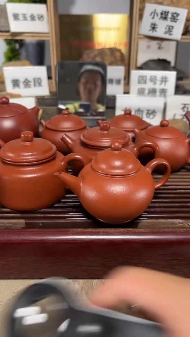 茶壶紫砂朱泥大红袍水平