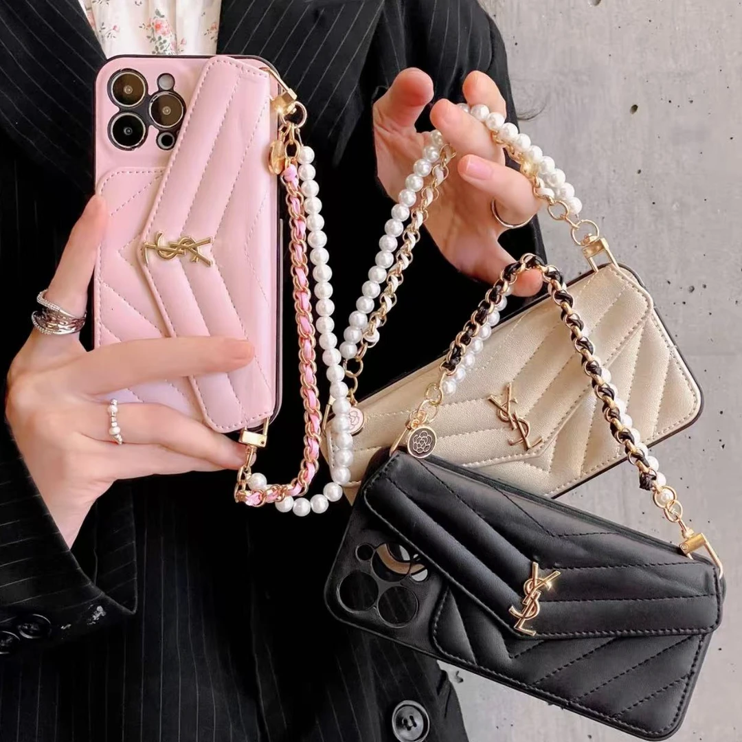 全包手提斜跨款苹果16promax适用iPhone15/14/13皮质手机壳