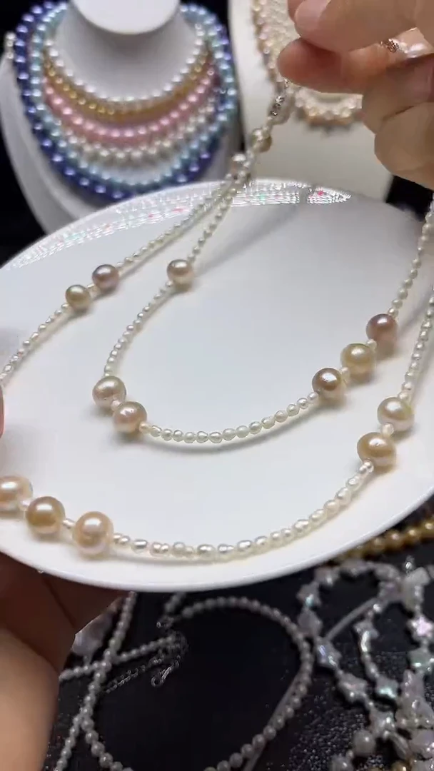淡水珍珠未镶嵌颈饰多人