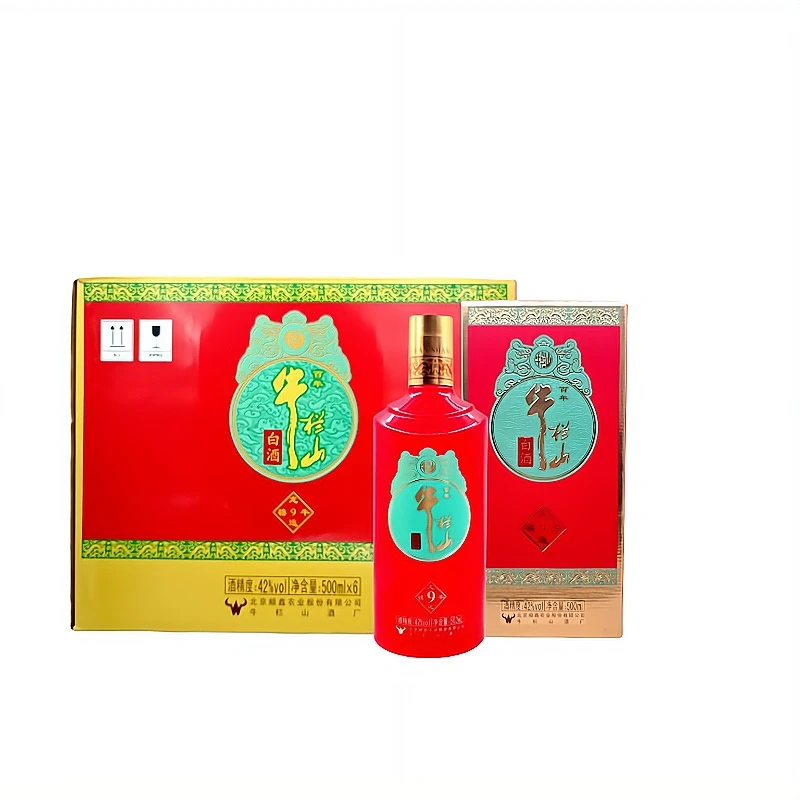 牛栏山百年龙运禧牛9白酒42°42度500ml