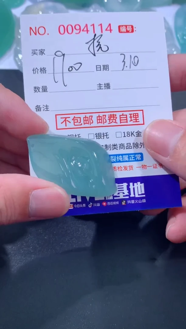 【闪购商品】翡翠颈饰未镶嵌挽