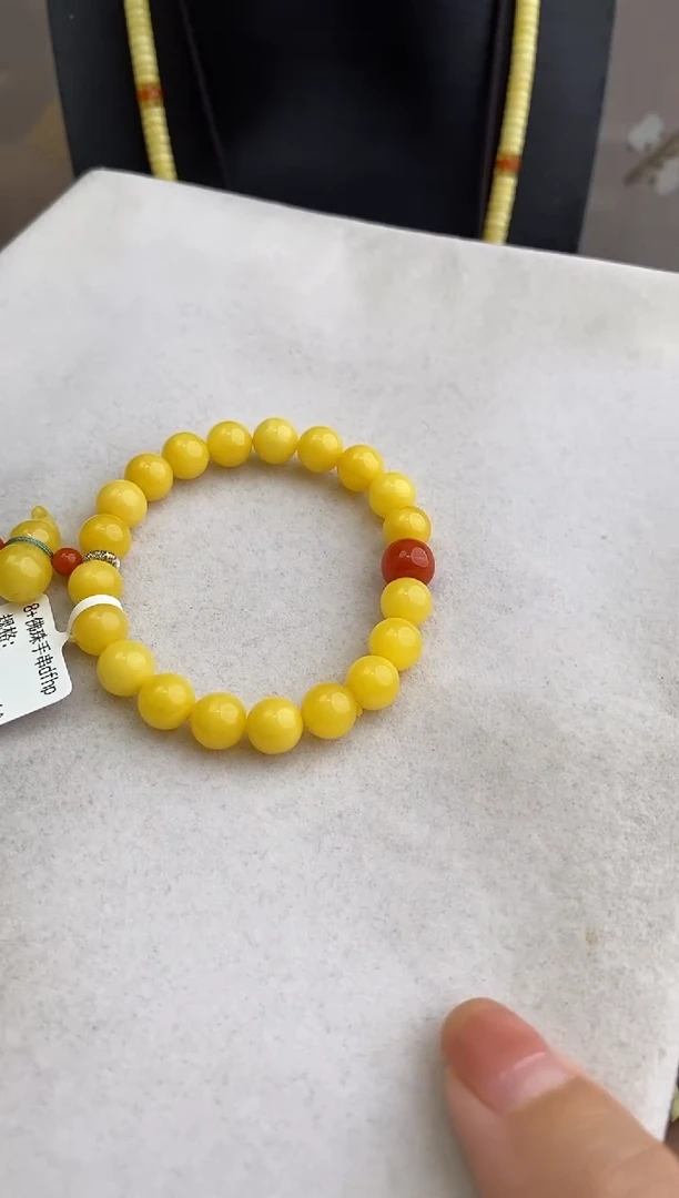 未镶嵌琥珀裸石10607128-手串 多样性发一条