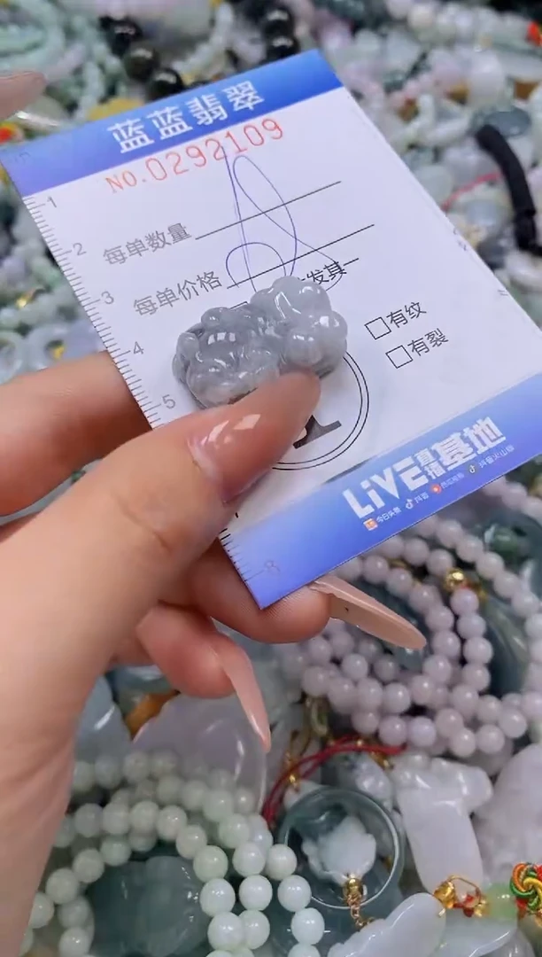 翡翠未镶嵌颈饰闪购0292109