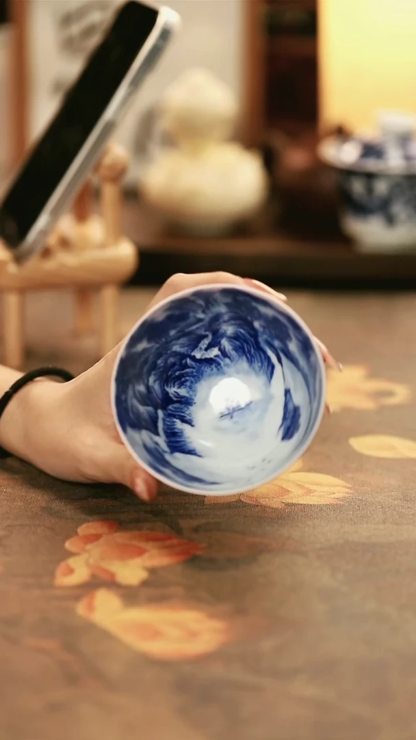 陶瓷手工手绘茶器-47