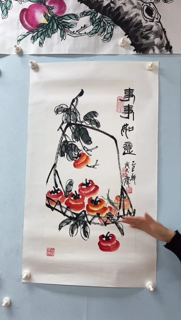 国画武天庆老师事事如意