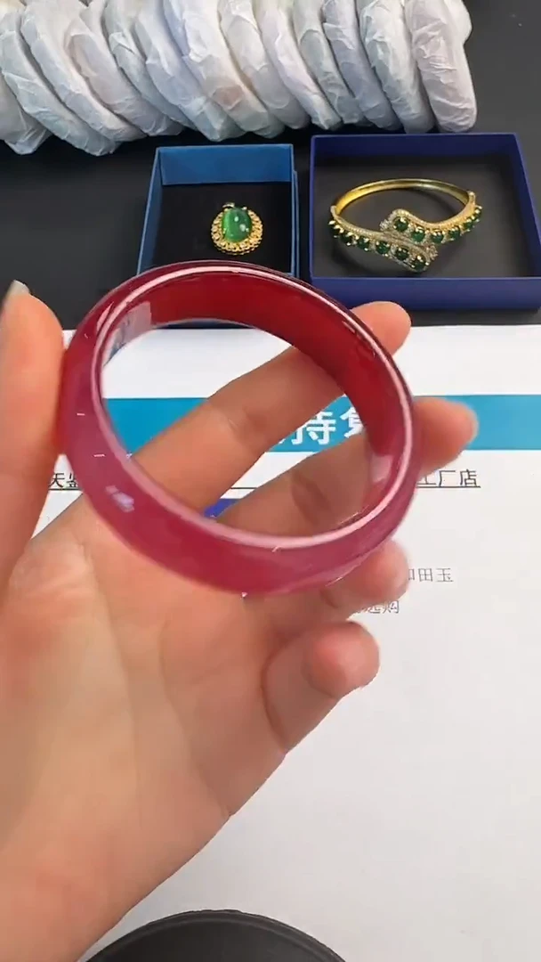 未镶嵌手镯石英质玉028