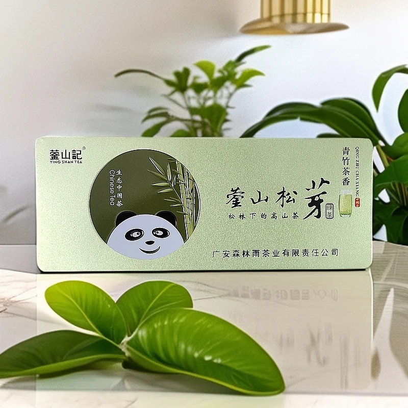 华蓥山上松林下的高山茶蓥山松芽绿茶152g