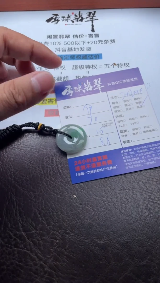 颈饰未镶嵌翡翠20461204018