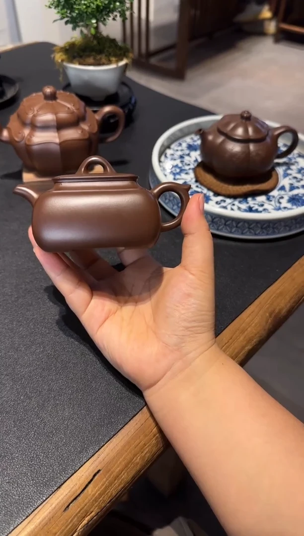 茶壶紫砂犹**助长四方 紫砂壶
