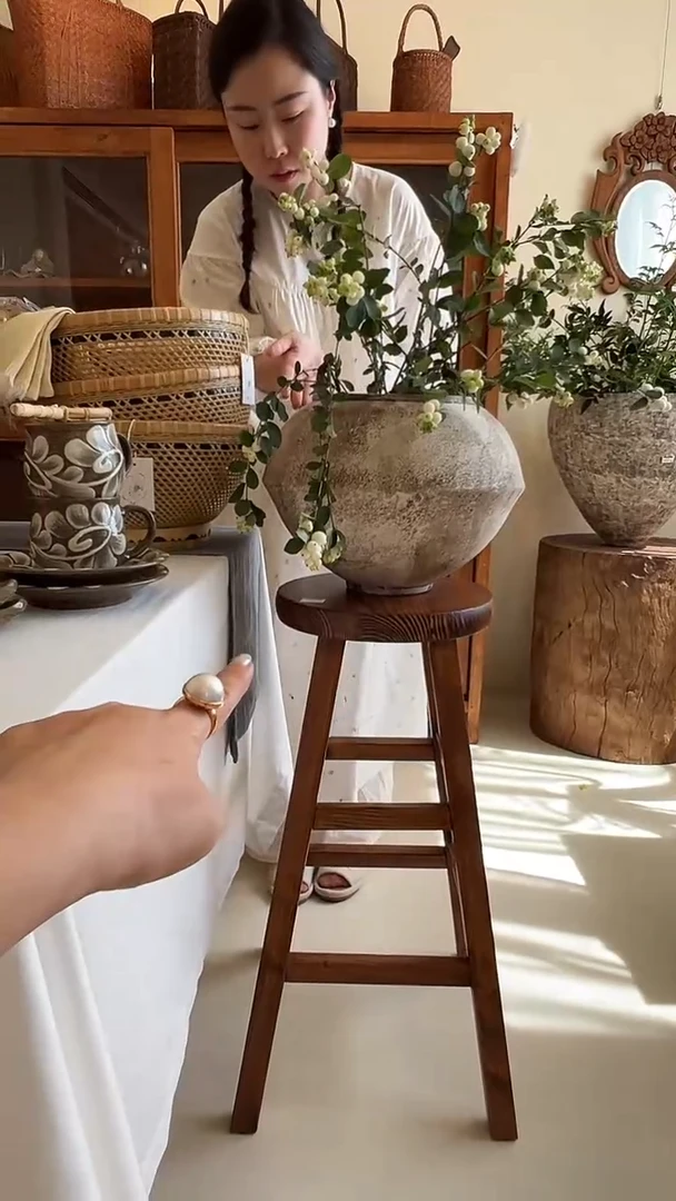 涵?茶道摆件0000高腿椅子