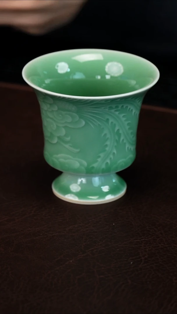 青瓷手工茶器包邮