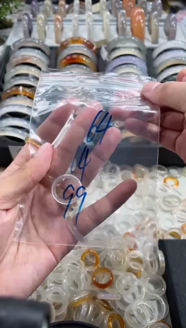 玛瑙/玉髓戒指未镶嵌64