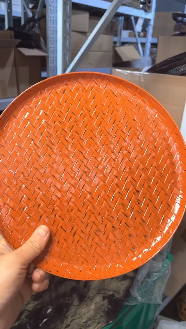 【闪购商品】圆形托盘24cm4564655655
