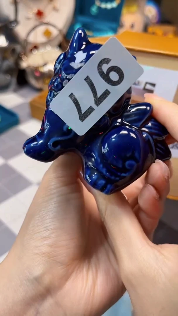 瓷片陶茶666文玩周边多人蓝软盒