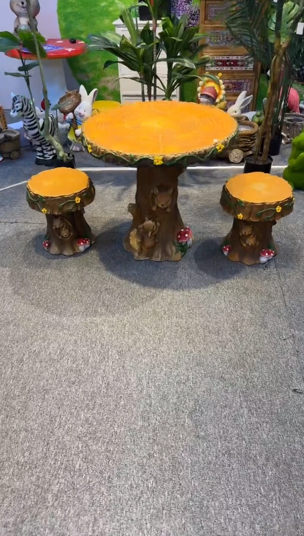 无花朵花园庭院摆件&00&