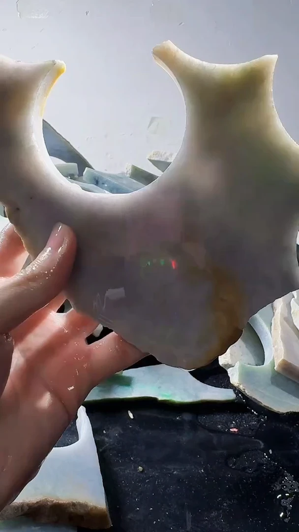 裸石翡翠缅甸翡翠A货文7136