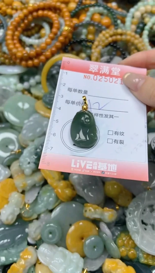 未镶嵌挂件翡翠闪购0250215