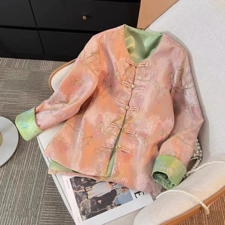 雀上枝头 国风外套