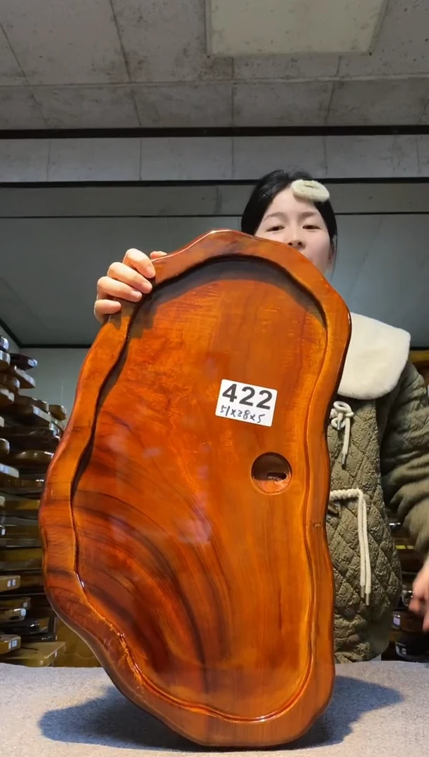 实木原木茶盘 一物一拍(不含配件）