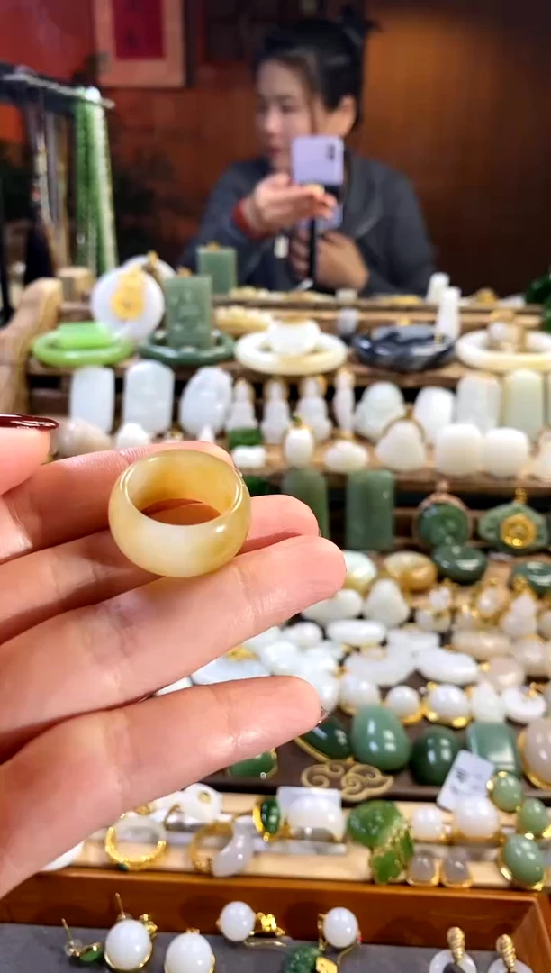 【闪购商品】和田玉戒指未镶嵌17