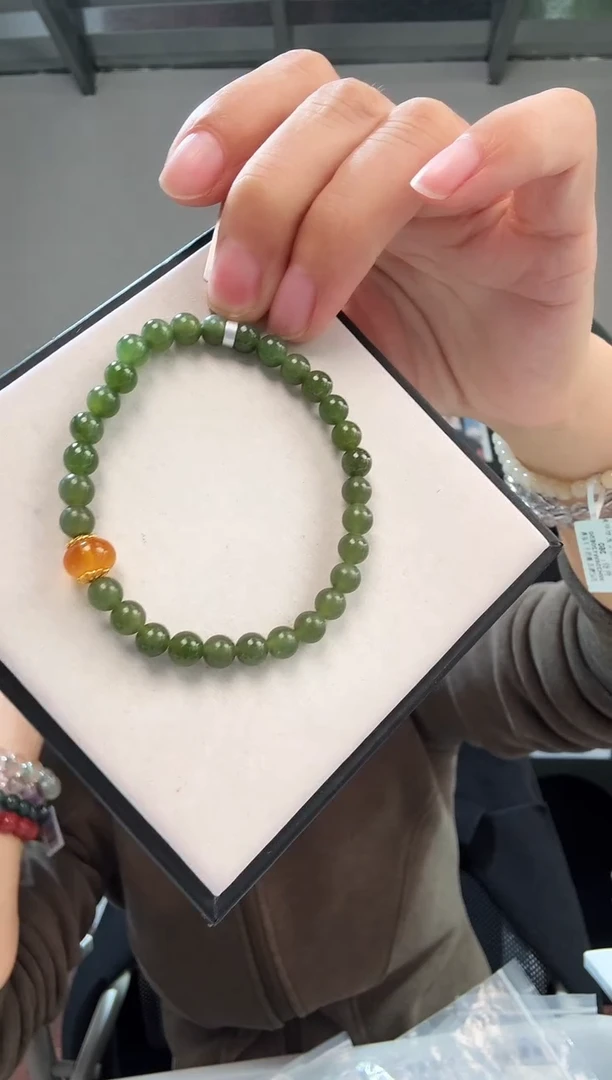 未镶嵌手链和田玉优1666 约5mm