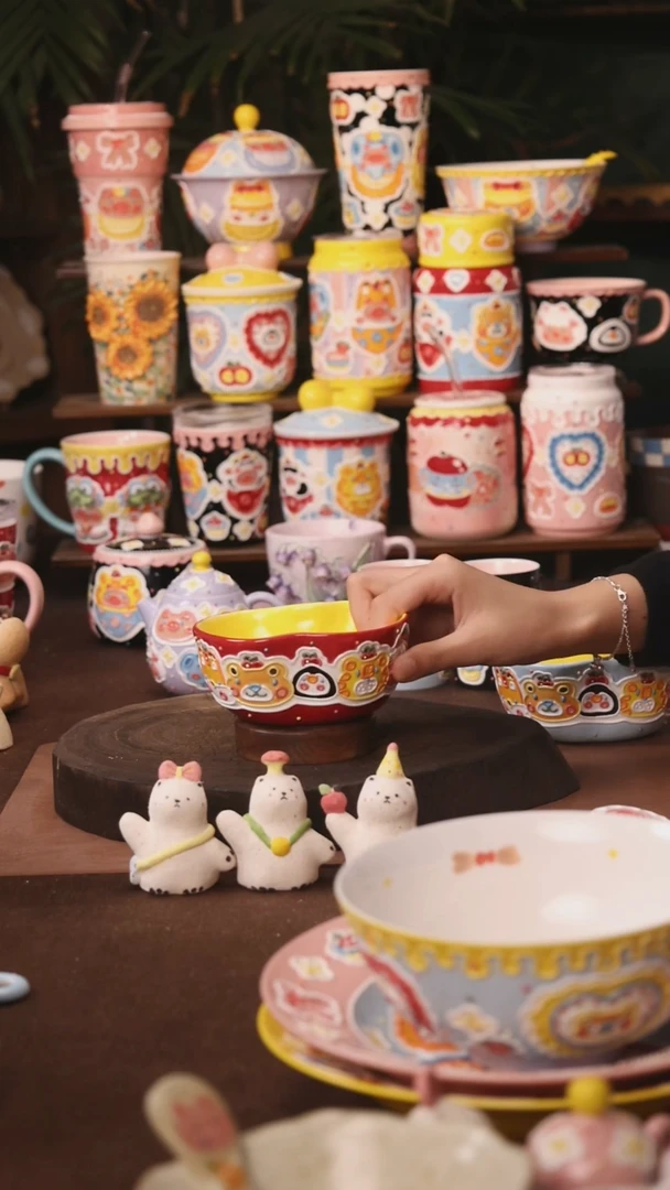 杯子景德镇原创手作陶瓷