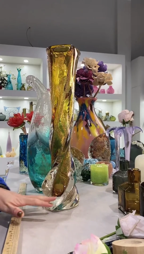 慕忆家手作琉璃花瓶