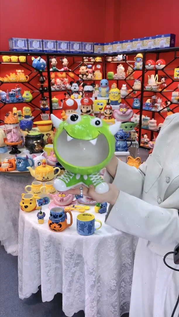 【闪购商品】.@@小怪兽玄关摆件收纳