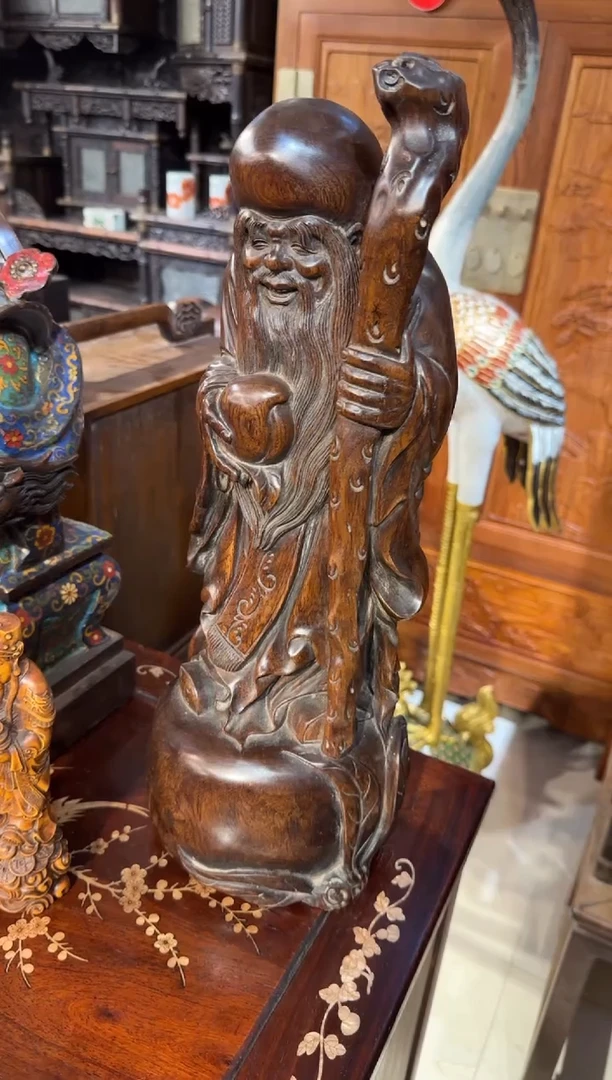 木木头款黄花梨寿星公3500