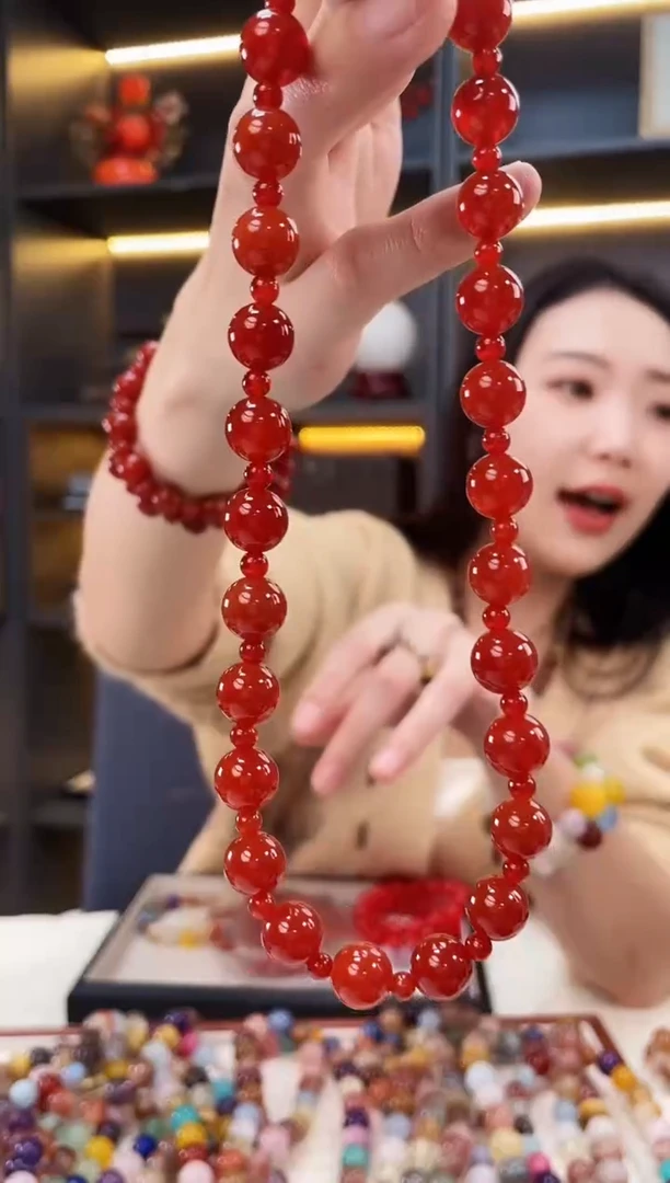 未镶嵌手链水晶南红双圈手串